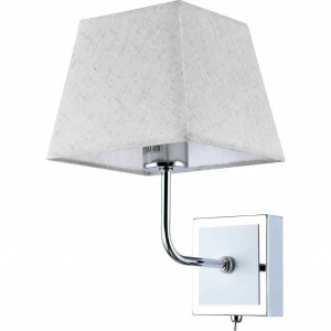 Бра металлическое с абажуром бежевое Nola 2063/01/01W STILFORT NOLA 00-3930752 Бежевый