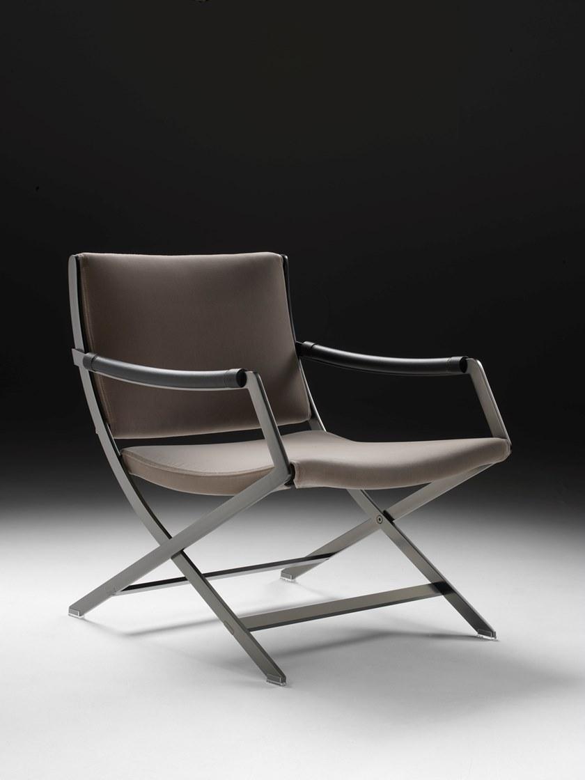 Flexform Складное кожаное кресло с подлокотниками sun-id-1443019 - Вид №4