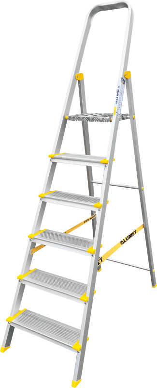 Стремянка алюминиевая профессиональная с анодированным покрытием АS 706