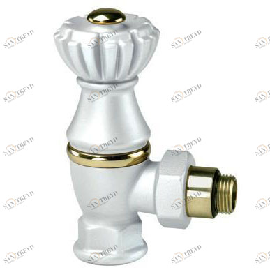 Вентиль верхний Rubinetterie Treemme серия "Liberty" 3/4 Bianco 7690