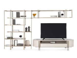 Модульная металлическая оборудованная стена