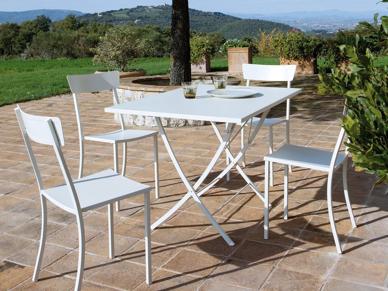 Металлический складной квадратный садовый стол Vermobil ARCH-00038611 - Вид №2