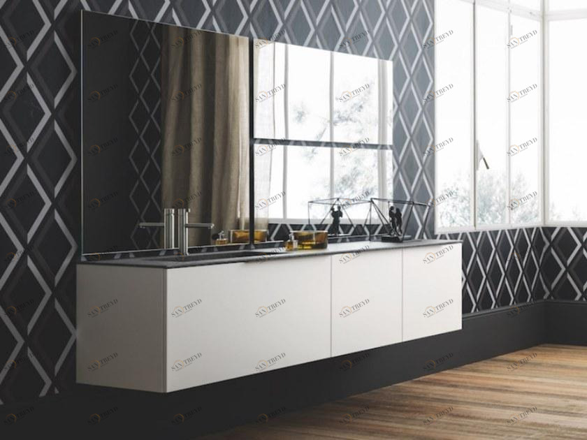 Arbi Arredobagno Подвесная тумба под умывальник с ящиками Sky sun-id-1427112