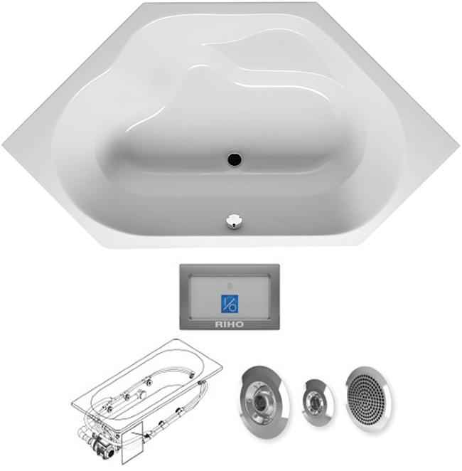 BA4800500000000_top1 Ванна Riho Winnipeg Santreyd - Вид №2