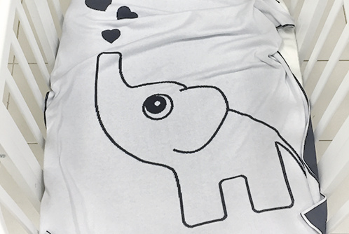 Плед детский "Лимпопо" ELLIPSE  351695 Черный;серый Santreyd  - Вид №1