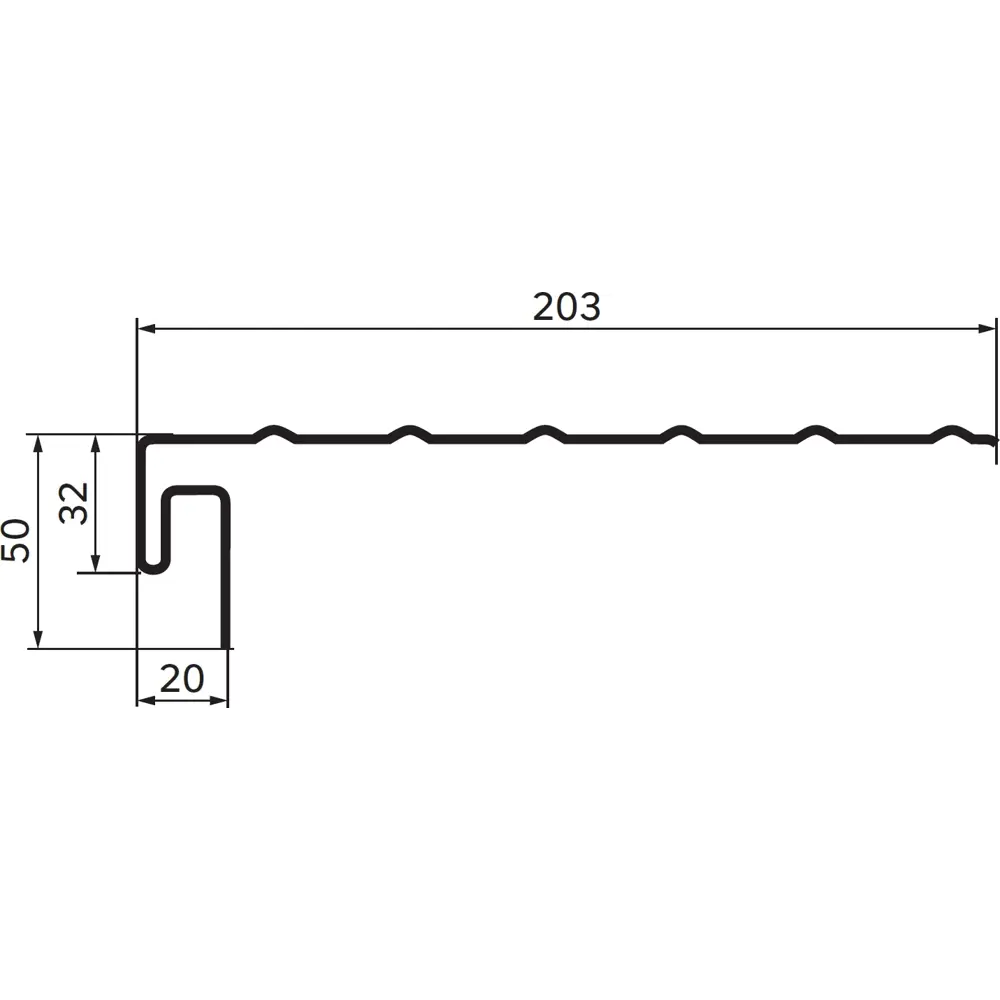 J-профиль с фаской для сайдинга MONLID цвет коричневый STLM-2057672 - Вид №1