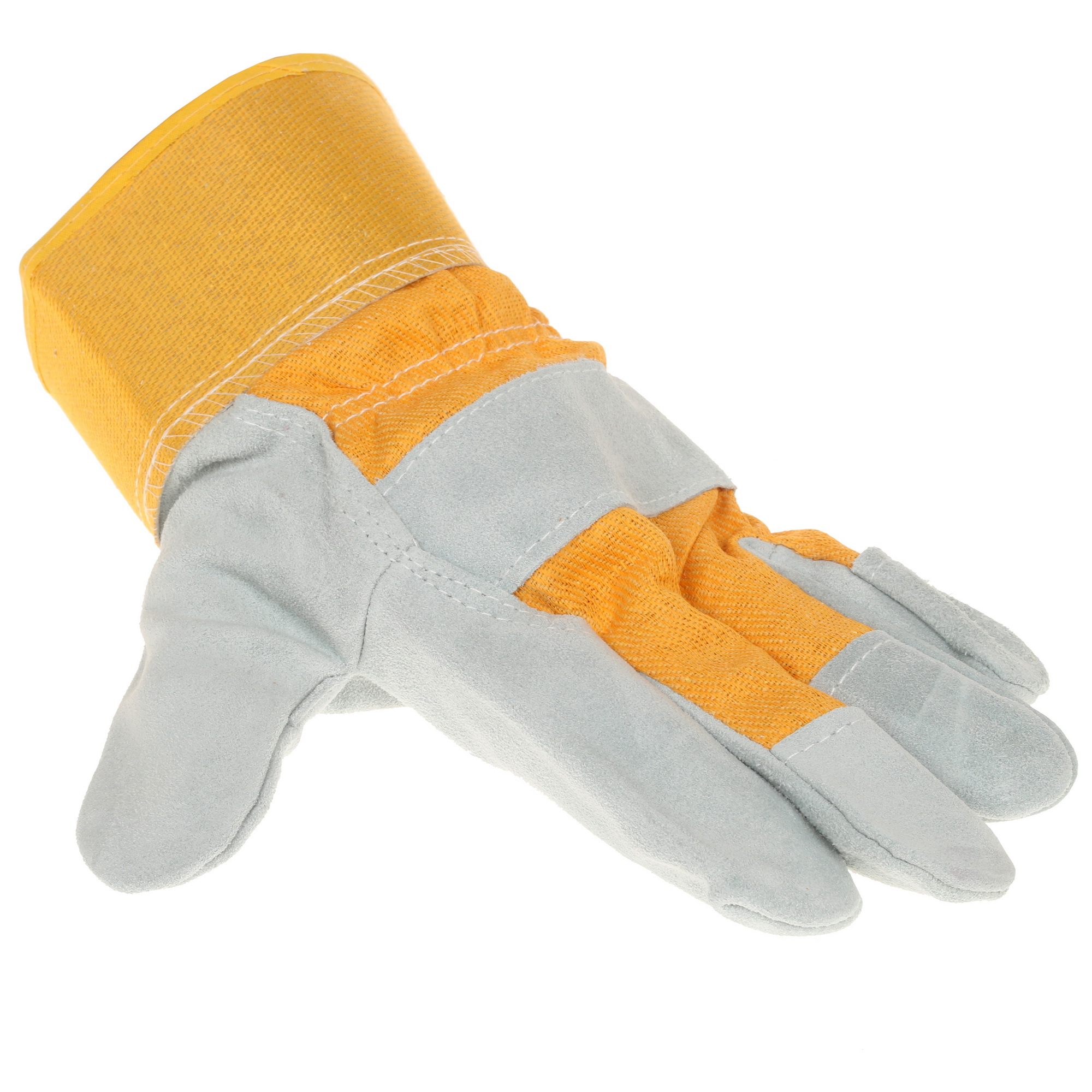 Перчатки спилковые/кожаные FinePower WGC0121 4814583 STDN-0066003 - Вид №2