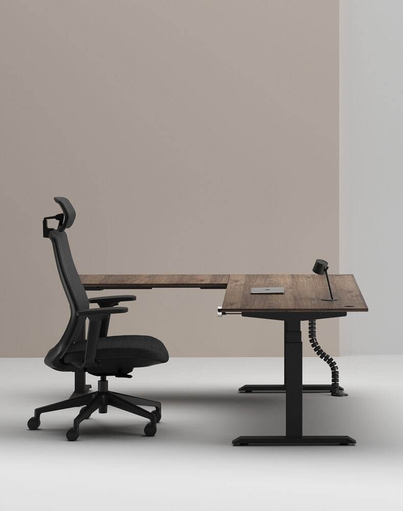 Деревянный регулируемый по высоте угловой стол с системой люверсов WORKSPACE MAX TRIPLE MOTOR ARCH-00114643 - Вид №38