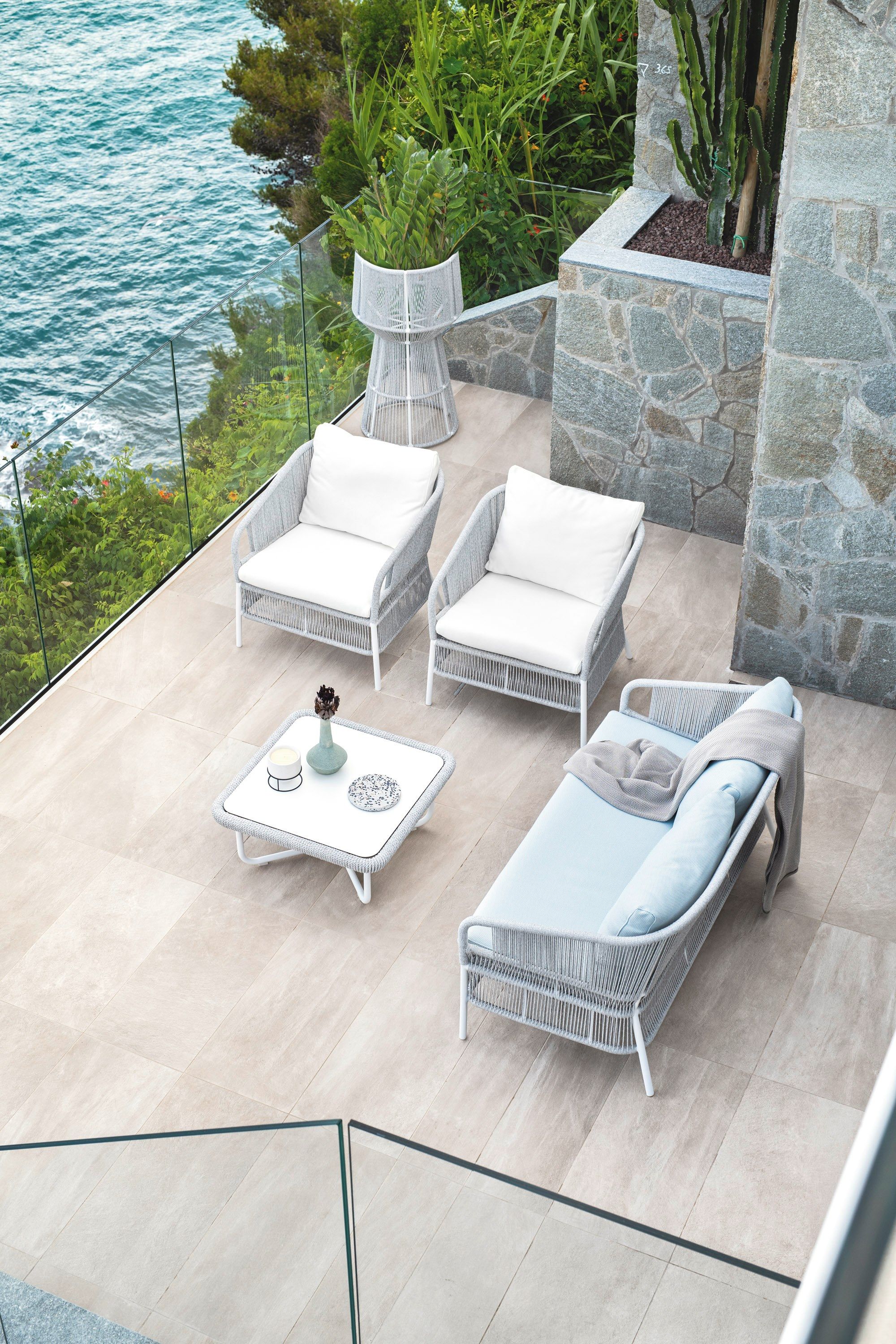 Синтетическое волокно садовое кресло с подлокотниками Varaschin Cricket ARCH-00074838 - Вид №3