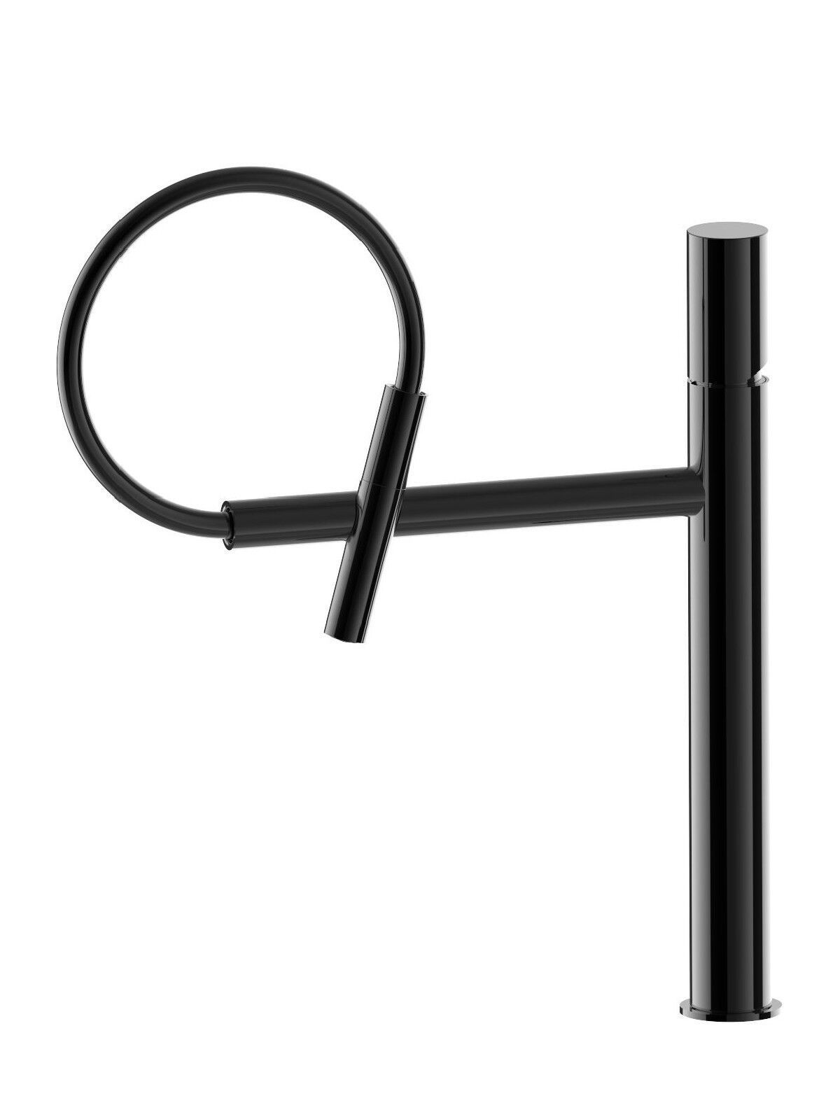 Смеситель для кухни на одно отверстие с выдвижным ручным душем Rubinetterie Frattini Giò ARCH-00134402 - Вид №2