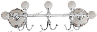Планка с тремя крючками MIGLIORE Provance Ml.PRO-60.539.CR, цвет хром 