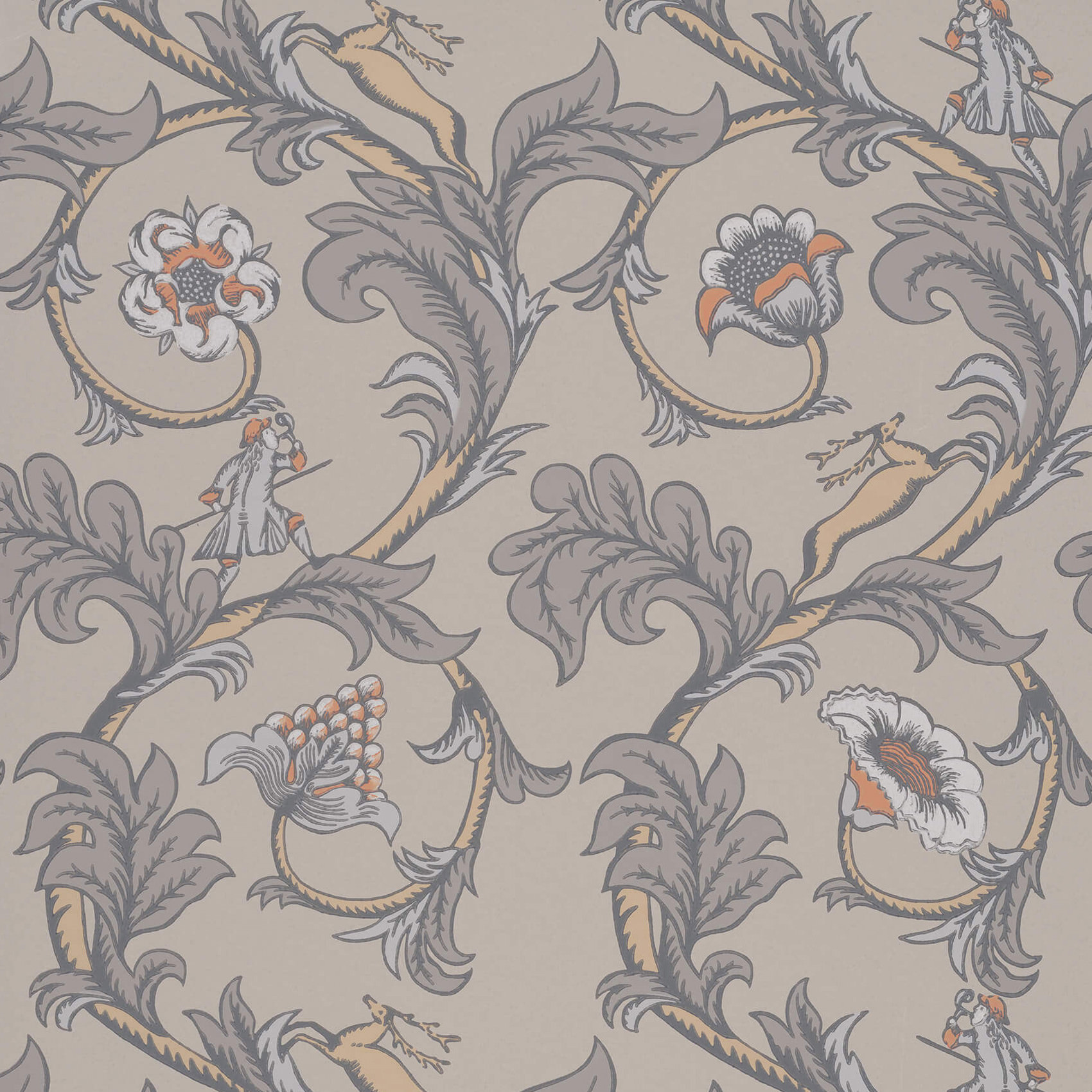 Traditional bathrooms Motivtapete Stag Trail Stag Trail - Little Greene  - Вид №2