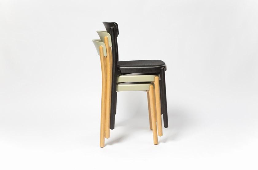 ENEA Штабелируемый стул из дерева и полипропилена Noa sun-id-1373705 - Вид №3