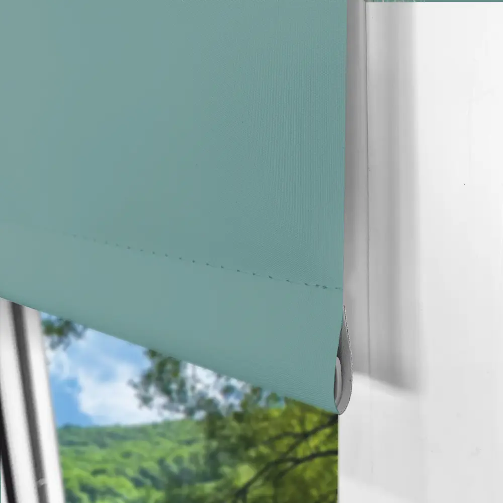 Штора рулонная блэкаут Inspire Santos 140x175 см бирюзовая Celadon 2 82688288 STLM-2210999 - Вид №4