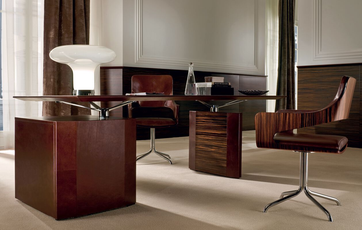 Деревянный направленный прямоугольный стол i 4 Mariani De_Symetria ARCH-00081207 - Вид №1