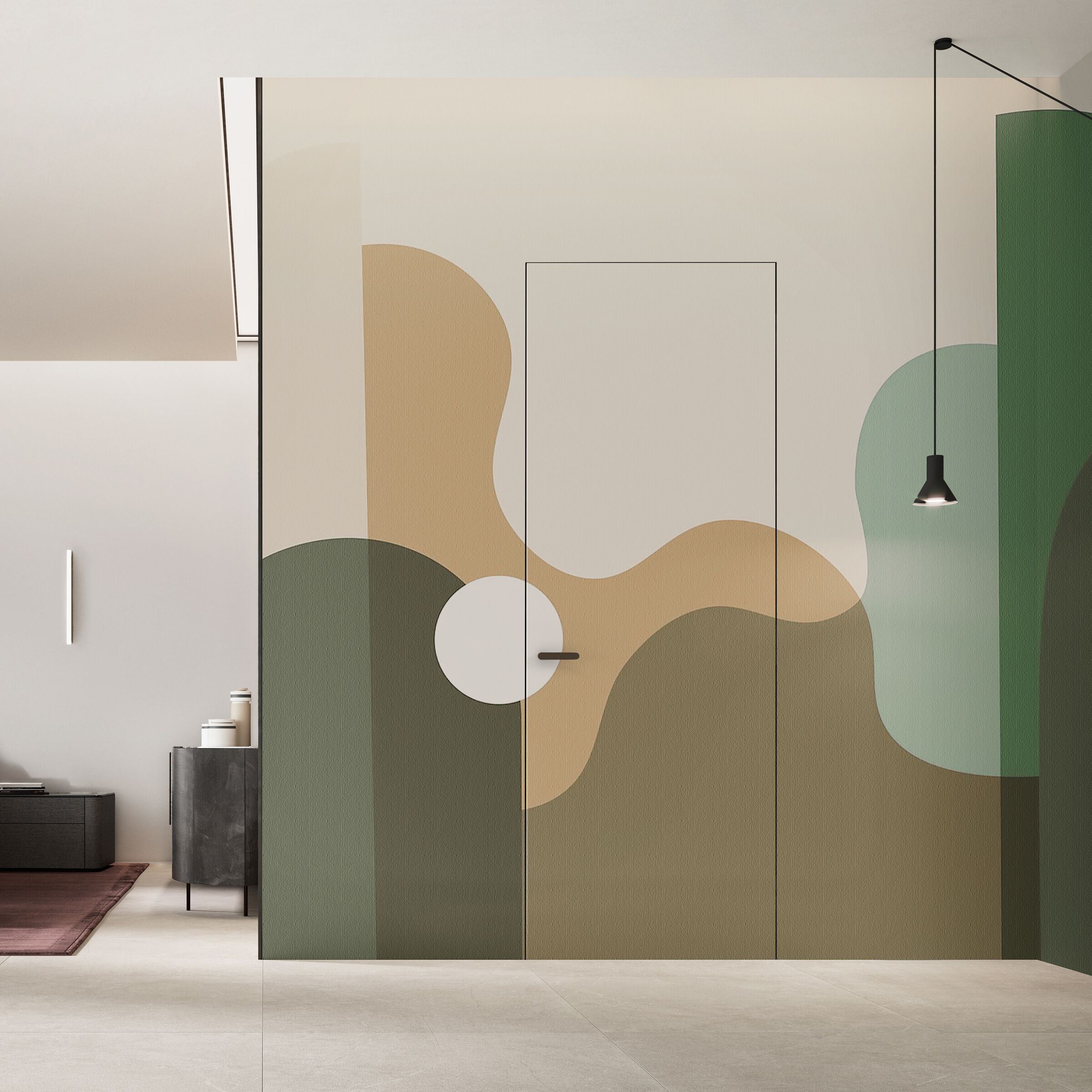 Деревянные стены заподлицо двери FERREROLEGNO ноль ARCH-00087940 - Вид №4