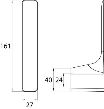 Emco Bad Держатель металлического рулона Art 1605 001 01 - Вид №1