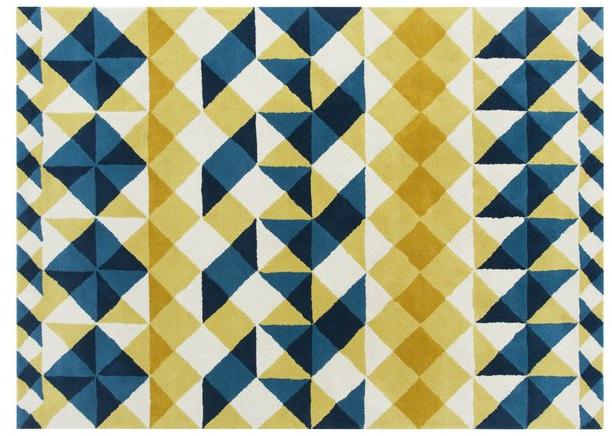 GAN Ковер ручной работы из шерсти с геометрическими мотивами Hand tufted sun-id-1491802 - Вид №1