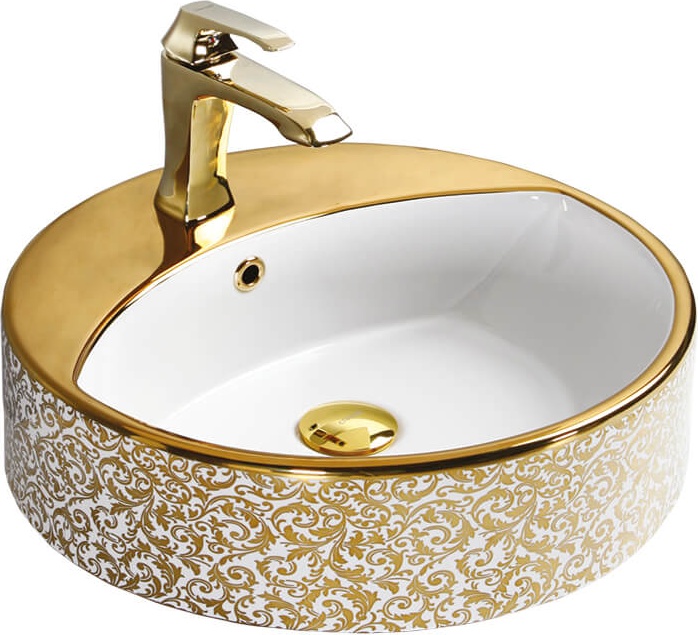 Mina Leaf Ø 45 см Раковина с верхней стойкой / MN145.00050 Mina Creavit - Вид №1