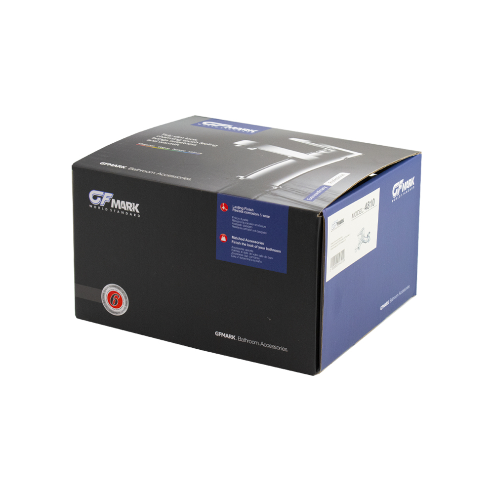 GFmark - Смеситель в ванную, шаровый, короткий излив, с АЛМАЗНОЙ КРОШКОЙ на ручке, код: 4810  - Вид №1