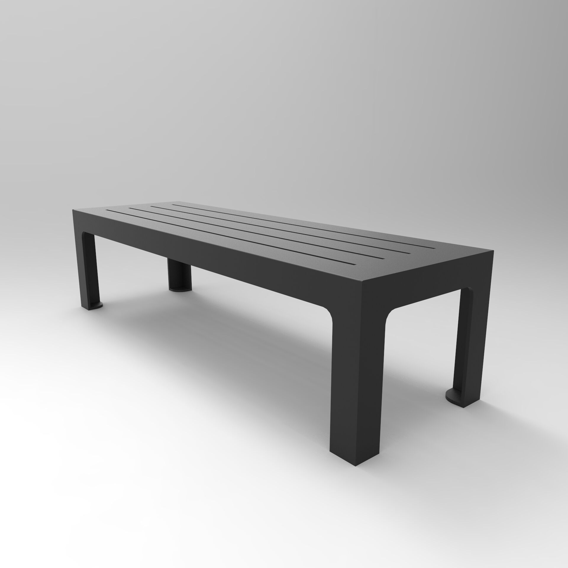 Стальная скамья без спинки CITYSì Italy ARCH-00091052 - Вид №1