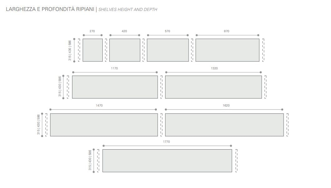 Деревянный секционный книжный шкаф с подставкой для телевизора Kico Living Systems ARCH-00075542 - Вид №11