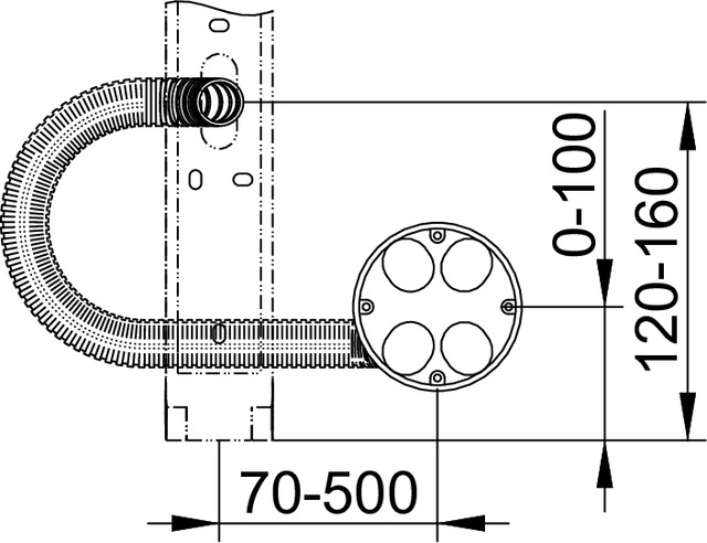17699000011 Комплект для встройки KEUCO Kosmetikspiegel - Вид №2