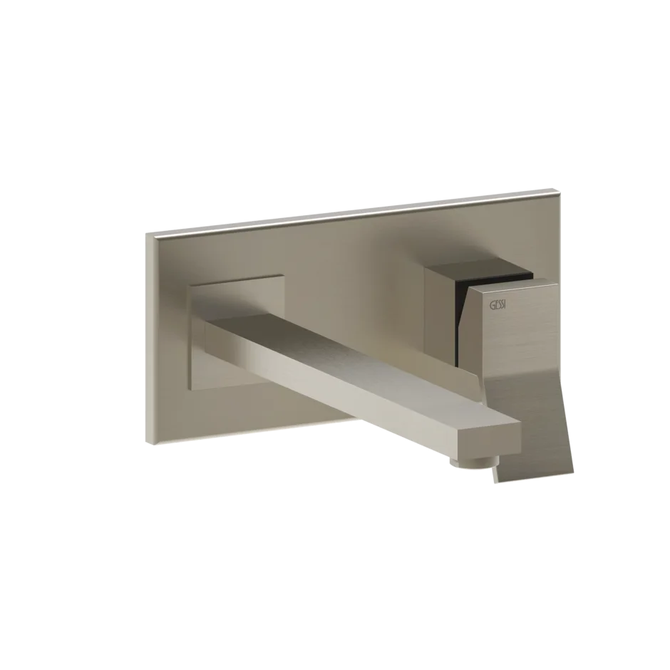 Смеситель для умывальника 53088 149 Gessi Rettangolo k МАТОВЫЙ НИКЕЛЬ FINOX 53088149