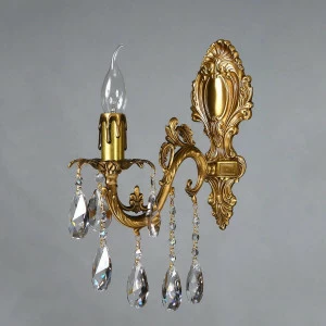 Бра настенное бронзовое Ambiente Granada 2118/1 AB Tear drop AMBIENTE GRANADA 00-3927908 Бронза