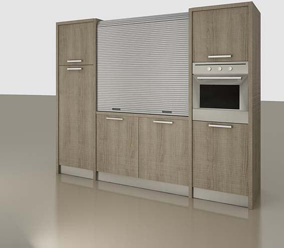 Mobilspazio Мини-кухня с ручками Zeus K136 - Вид №2