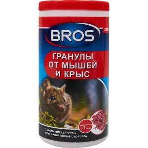 Гранулы Bros от мышей и крыс 250 гр 83738685 STLM-2101816