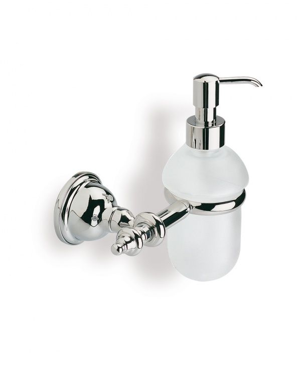 EL30(08) Stil Haus Elite, настенный стеклянный дозатор, цвет хром