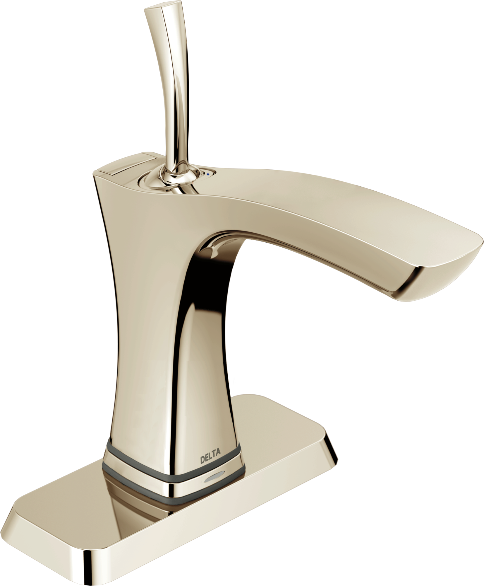 552TLF-PN Смеситель для ванной с одной ручкой с технологией Touch2O.xt® Delta Faucet Tesla Полированный никель - Вид №1