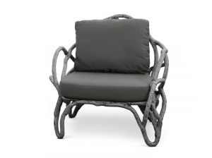 Кресло из стекловолокна с подлокотниками