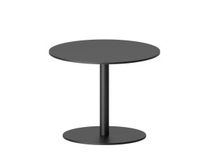 Круглый стол из стали и дерева