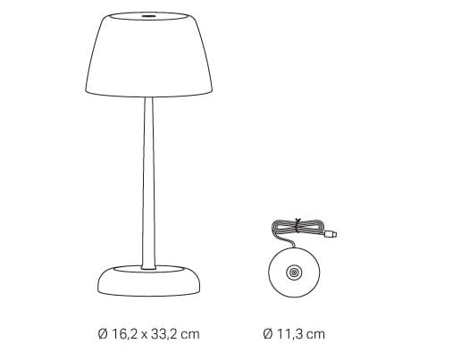 Аккумуляторная батарея настольная лампа Zafferano TRILLI ARCH-00022794 - Вид №5