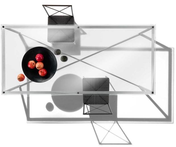 Flexform Прямоугольный стол из нержавеющей стали и стекла Moka outdoor sun-id-1476086 - Вид №2