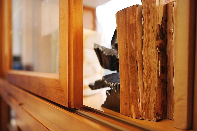 Morelato Модульный книжный шкаф из вишневого дерева  Art. fs379725  - Вид №2