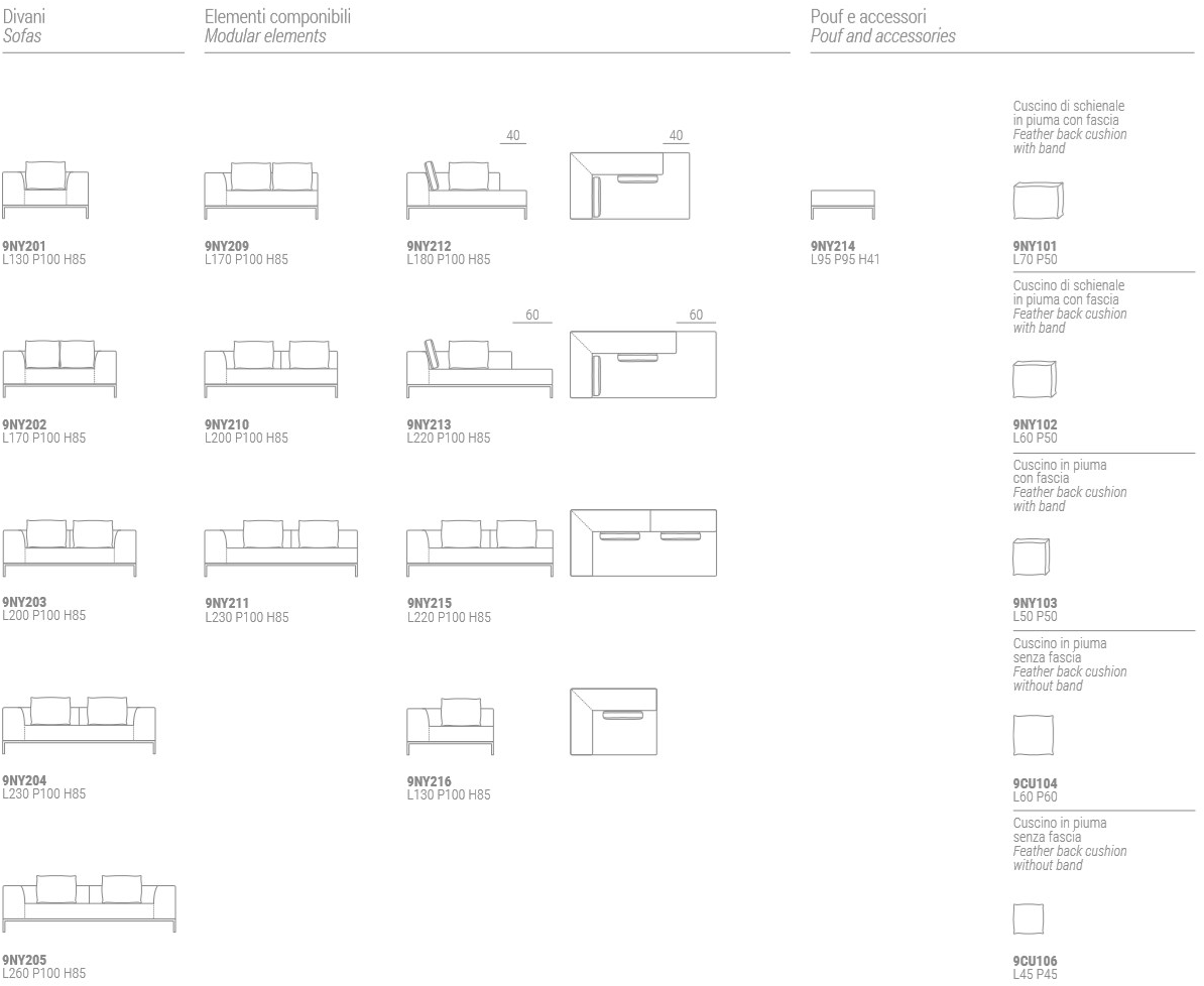 Marelli 3-х местный кожаный диван sun-id-1443853 - Вид №3
