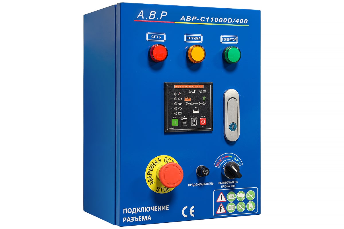 Блок автозапуска электрогенератора ТСС АВР-С 11000D/400 9130726 STDN-0121991 - Вид №1
