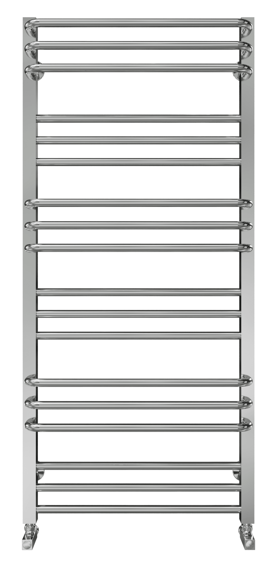 4620768882333 ЛЮКС Соренто П18 500х1156 (3+3+3+3+3+3) Полотенцесушитель TERMINUS RAL 9005 матовый - Вид №1