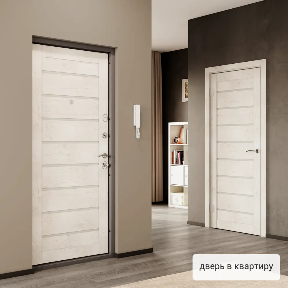 Дверь входная металлическая Страйд Тиволи 950 мм правая цвет серый TOREX STLM-2048223 - Вид №18