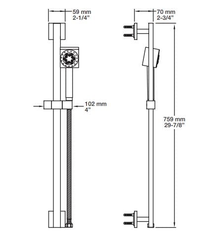 Термостатический набор для душа с душем BARIL PRO-3000-27 ARCH-00098402 - Вид №4