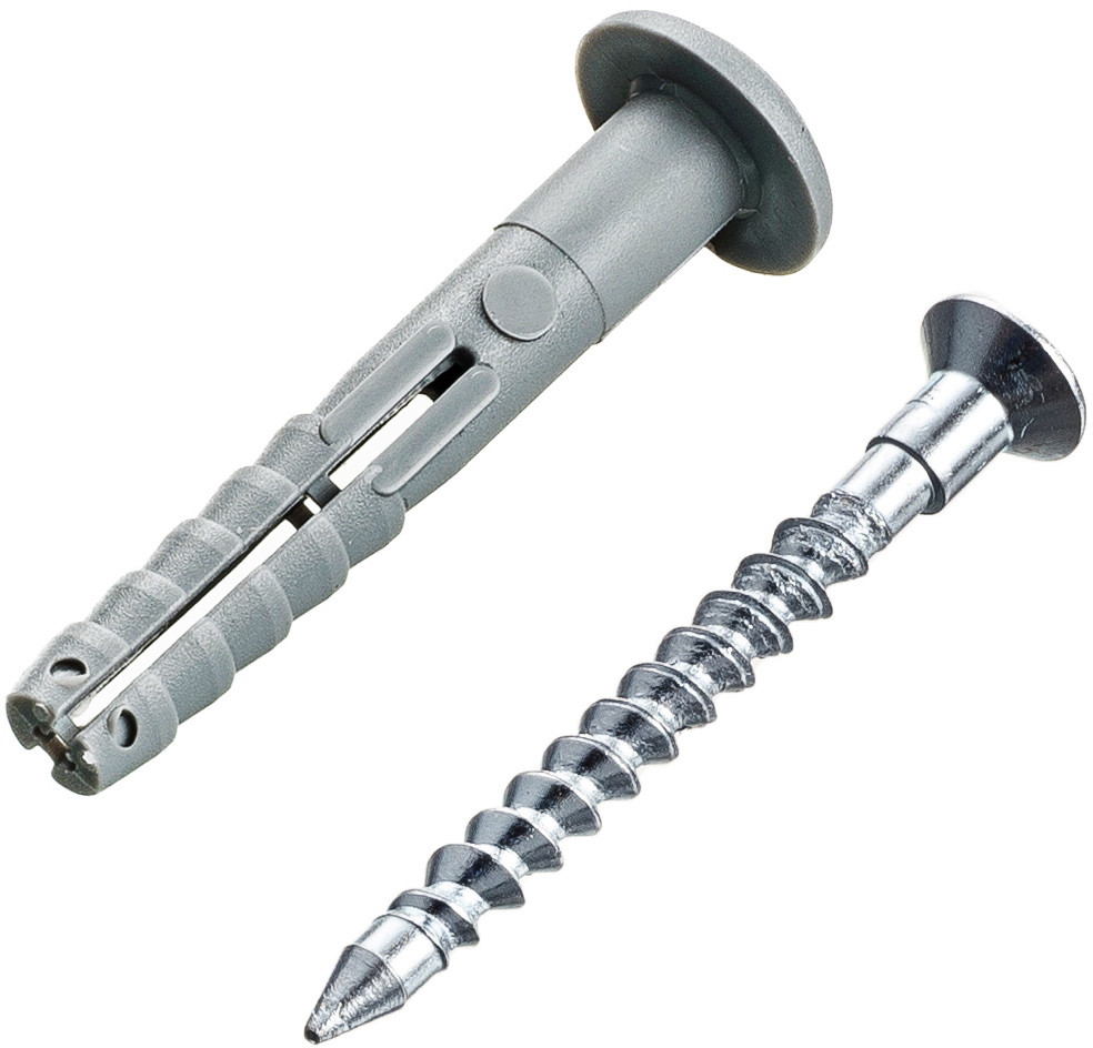 Дюбель-гвоздь TECH-KREP SM-G 6×40 с грибовидной манжетой для надежного монтажа 84038797