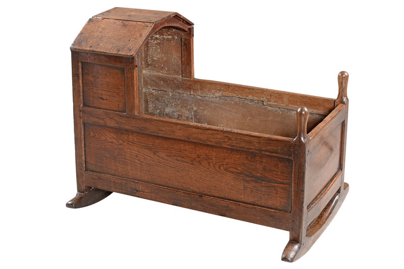 SOR27577 Старинная дубовая колыбель ijlbrown 