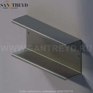 Agape MACH 2 Двойная полка 40 см черная AMC20923E