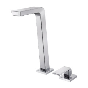 00884806 Смеситель для ванной комнаты с высоким изливом из полированного графита Docol VOUGAN