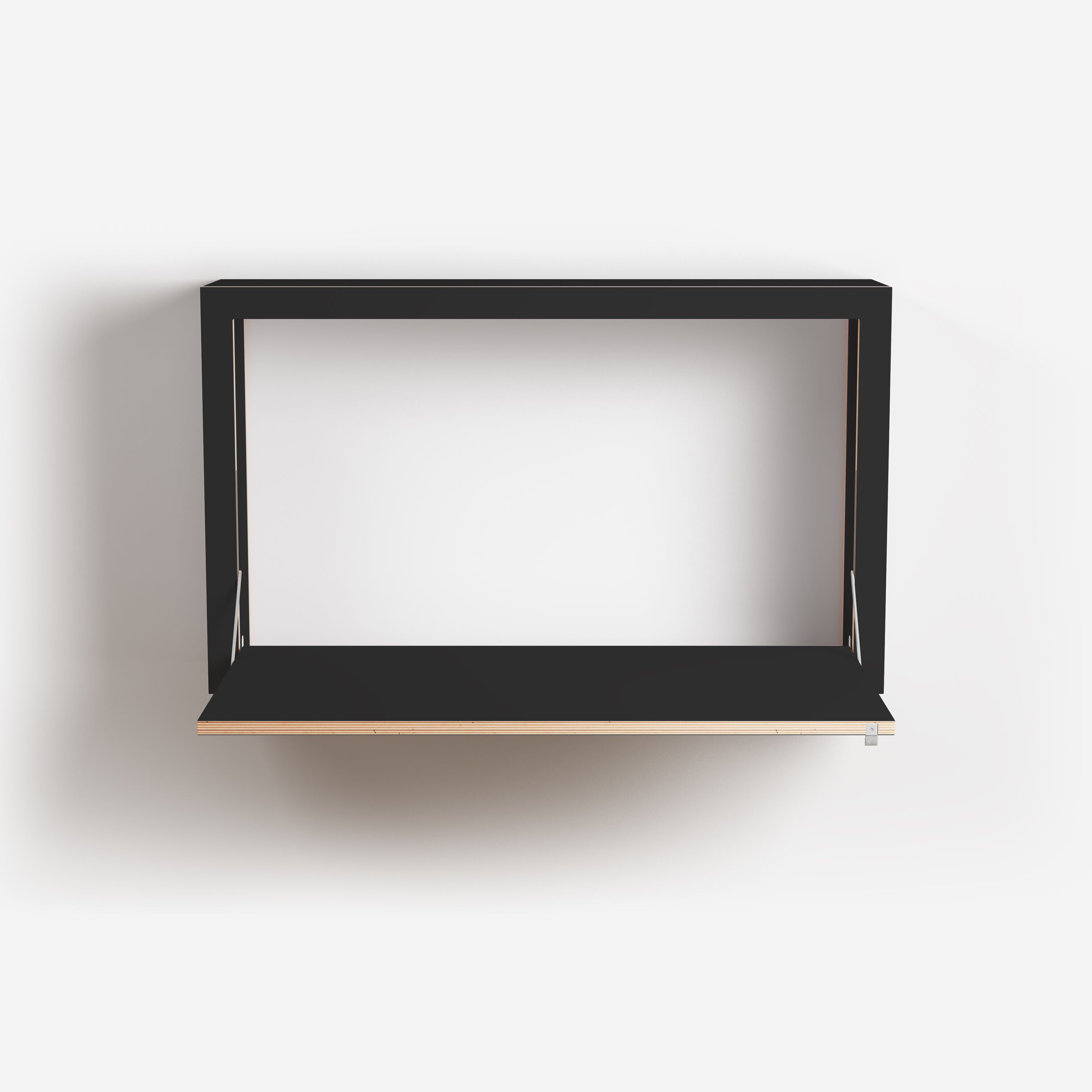 Фанерный подвесной письменный стол с откидными дверцами AMBIVALENZ Fläpps Box 100x60x20 ARCH-00140490 - Вид №4