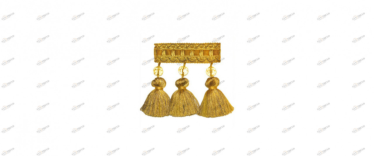 COLORISTICA Тесьма с кистями Royal AT964B col.A1 Фурнитура  Royal 