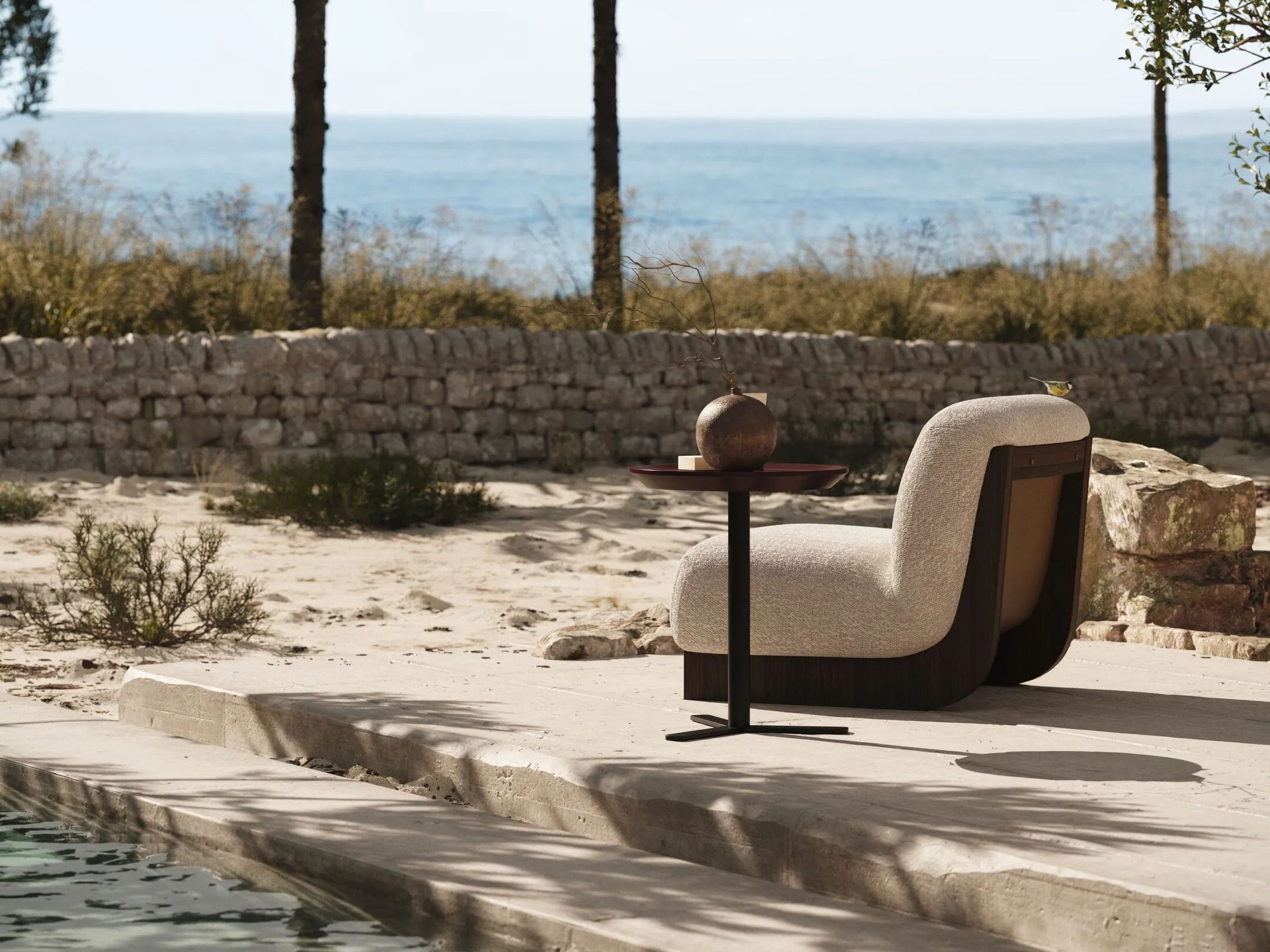 Тканевое кресло без подлокотников Laskasas Essence ARCH-00148809 - Вид №4